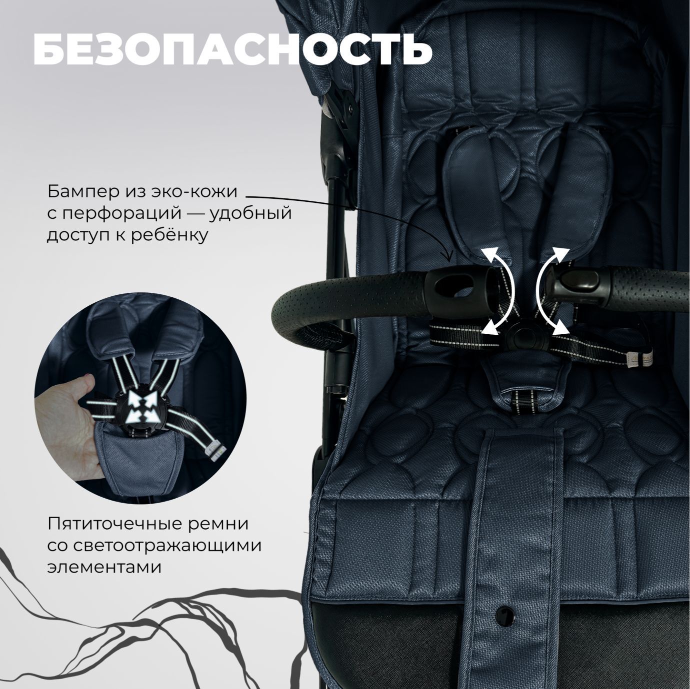 Прогулочная коляска Compatto Blue Neo