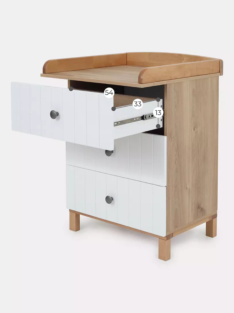 Пеленальный комод Bamboo 600/3