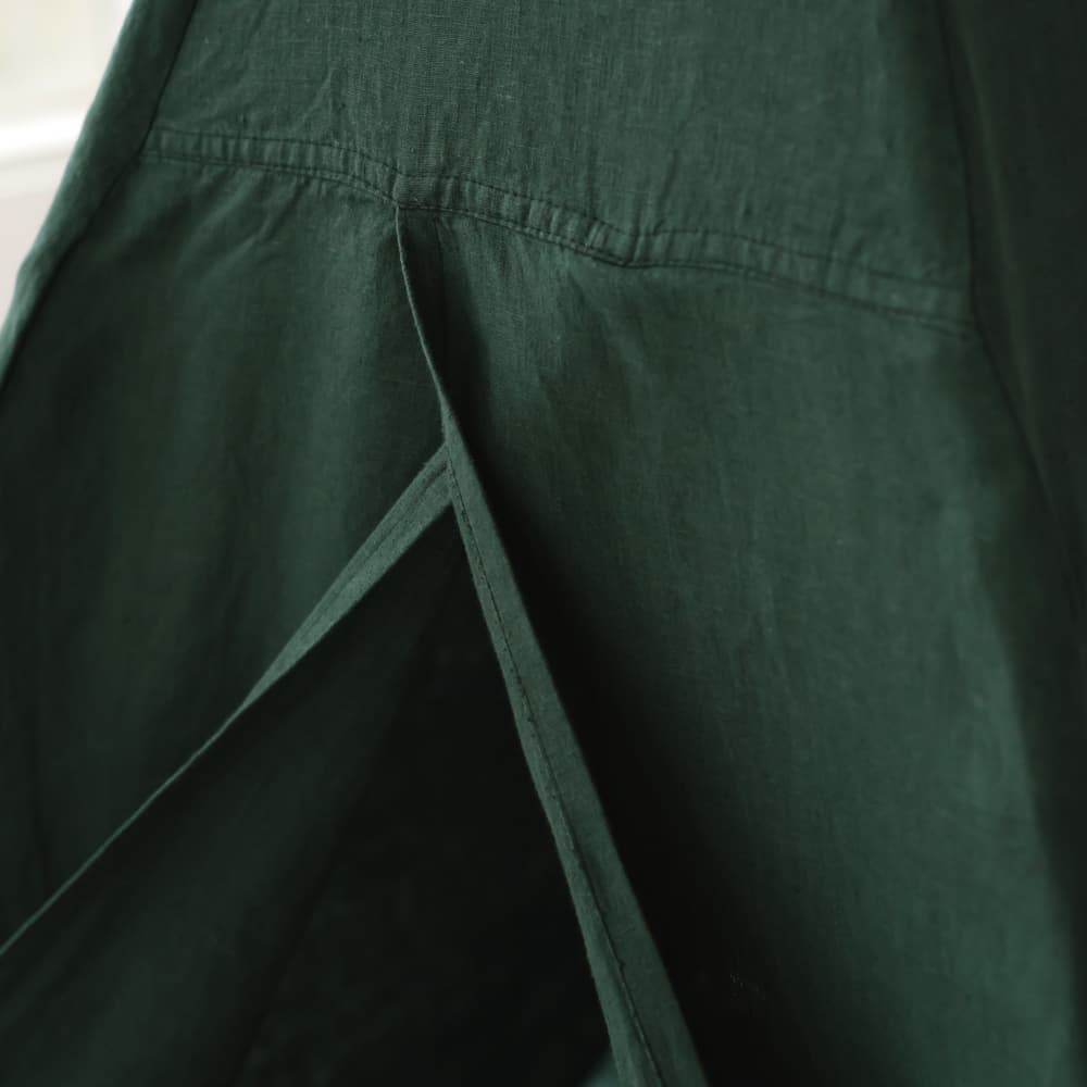 Вигвам для детей из зеленого льна