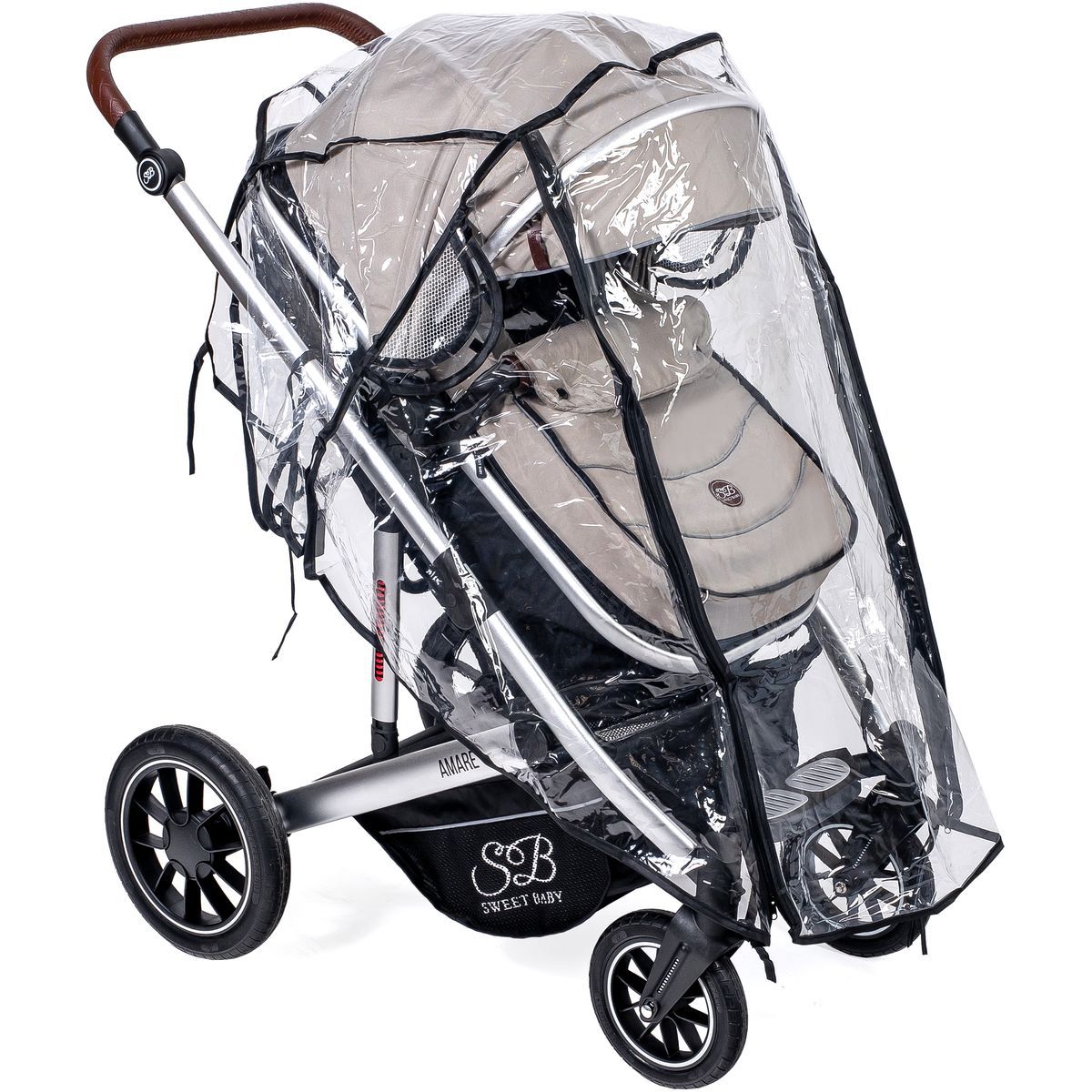 Коляска-трансформер Amare Beige