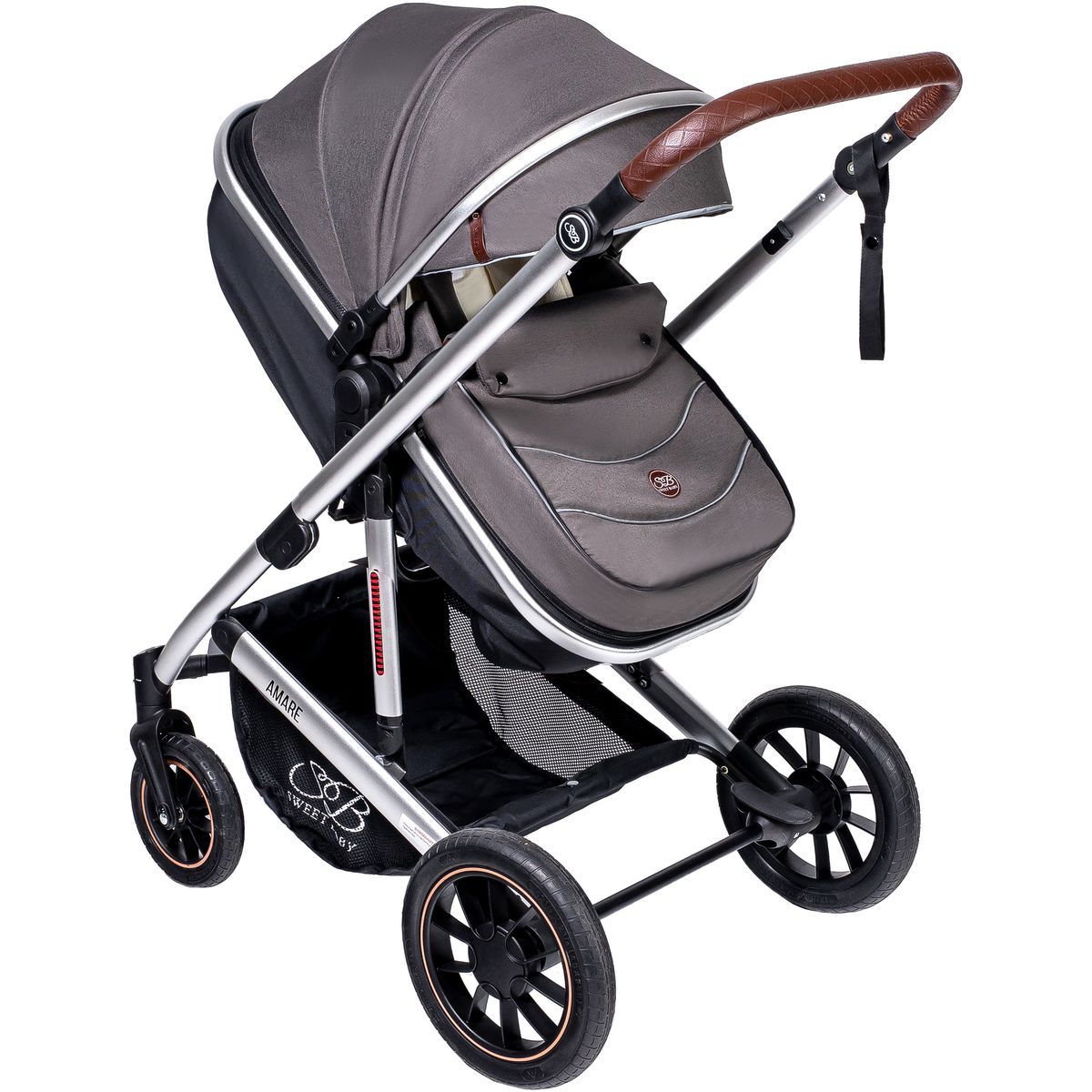 Коляска-трансформер Amare Brown