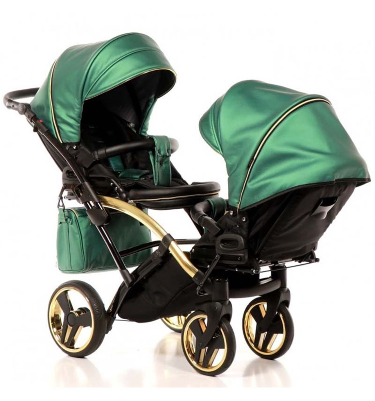 Коляска для двойни Junama Diamond Fluo line Duo Slim