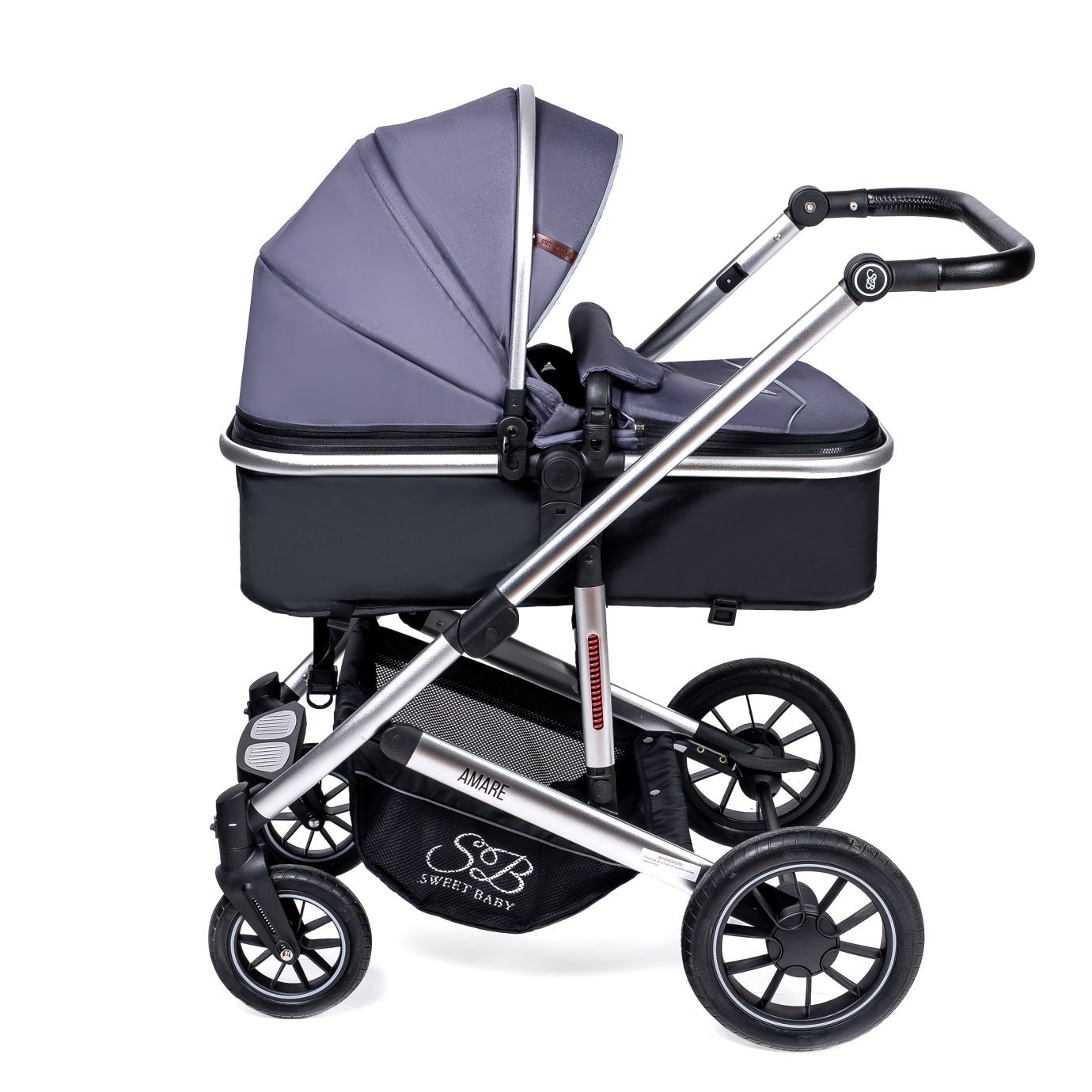 Коляска-трансформер Amare Grey