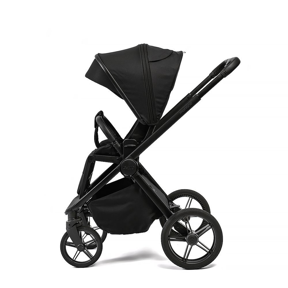 Коляска 2в1 Peppy Monaco Plus Black (рама черная)