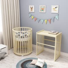 Круглая кроватка DREAMS 8 в 1 Бук Стандарт