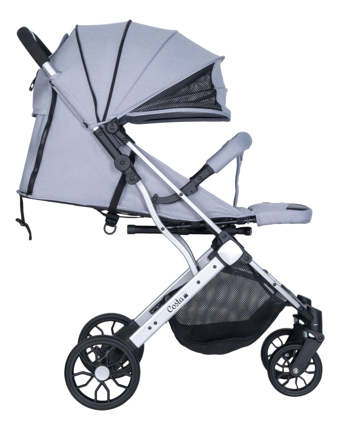 Коляска детская прогулочная COSTA Linda Silver