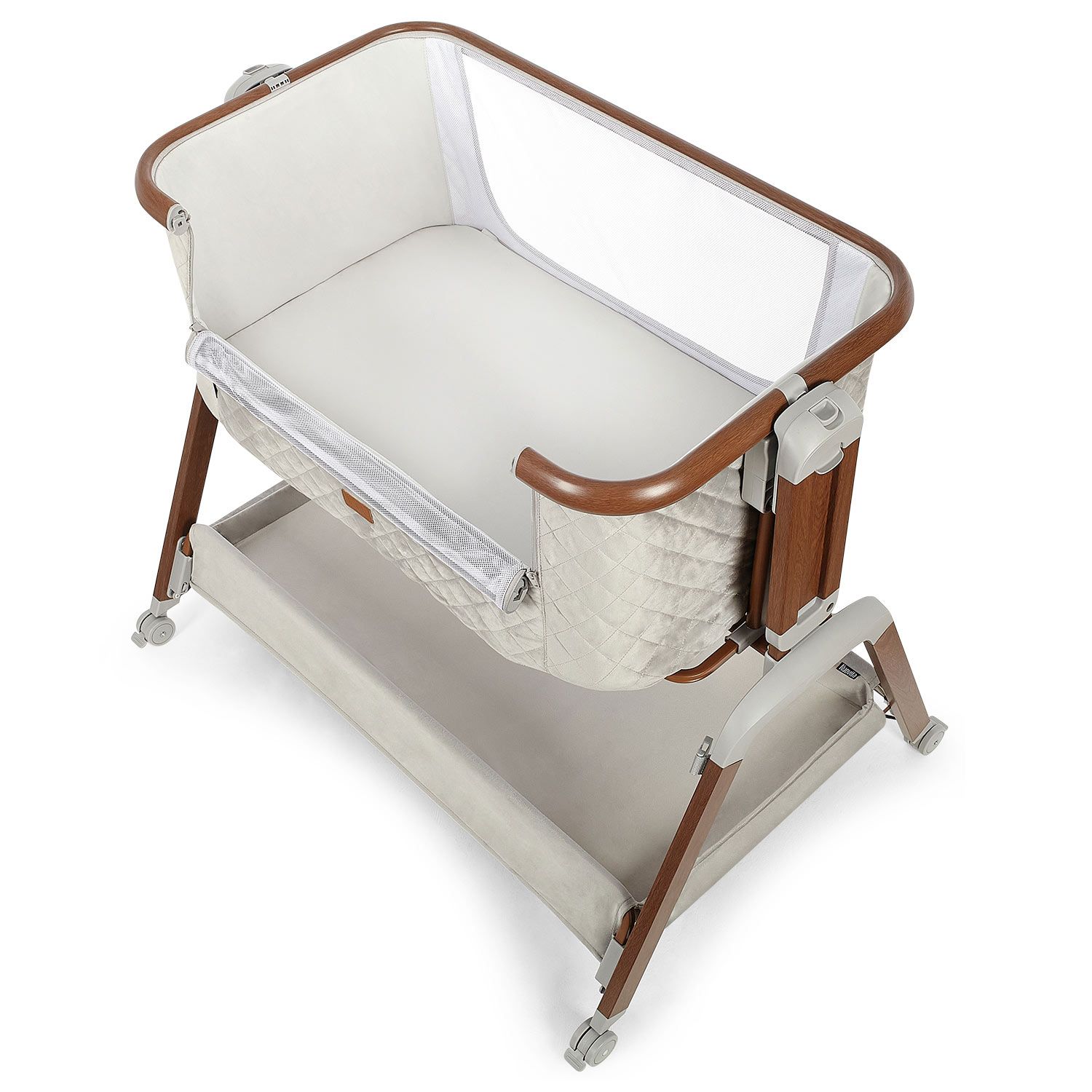 Колыбель Nuovita Accanto Perfetto Grigio