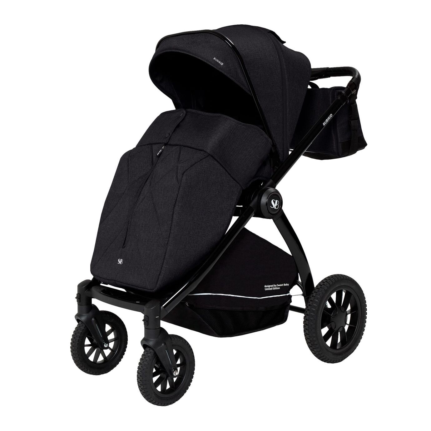 Коляска Sweet Baby Rubikid Black