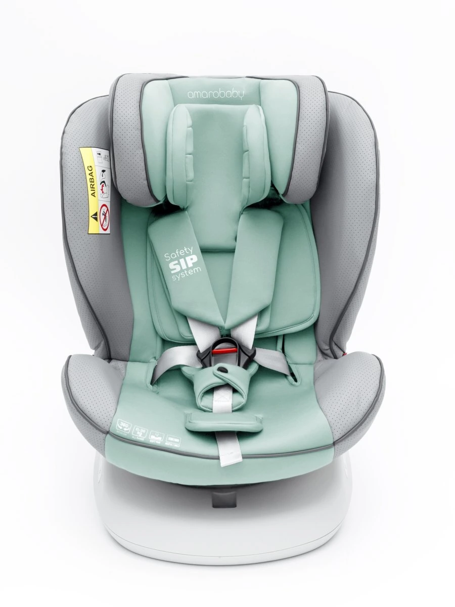 Автокресло детское CHAMPION, Isofix класс D, группа 0+/1/2/3 бирюзовый