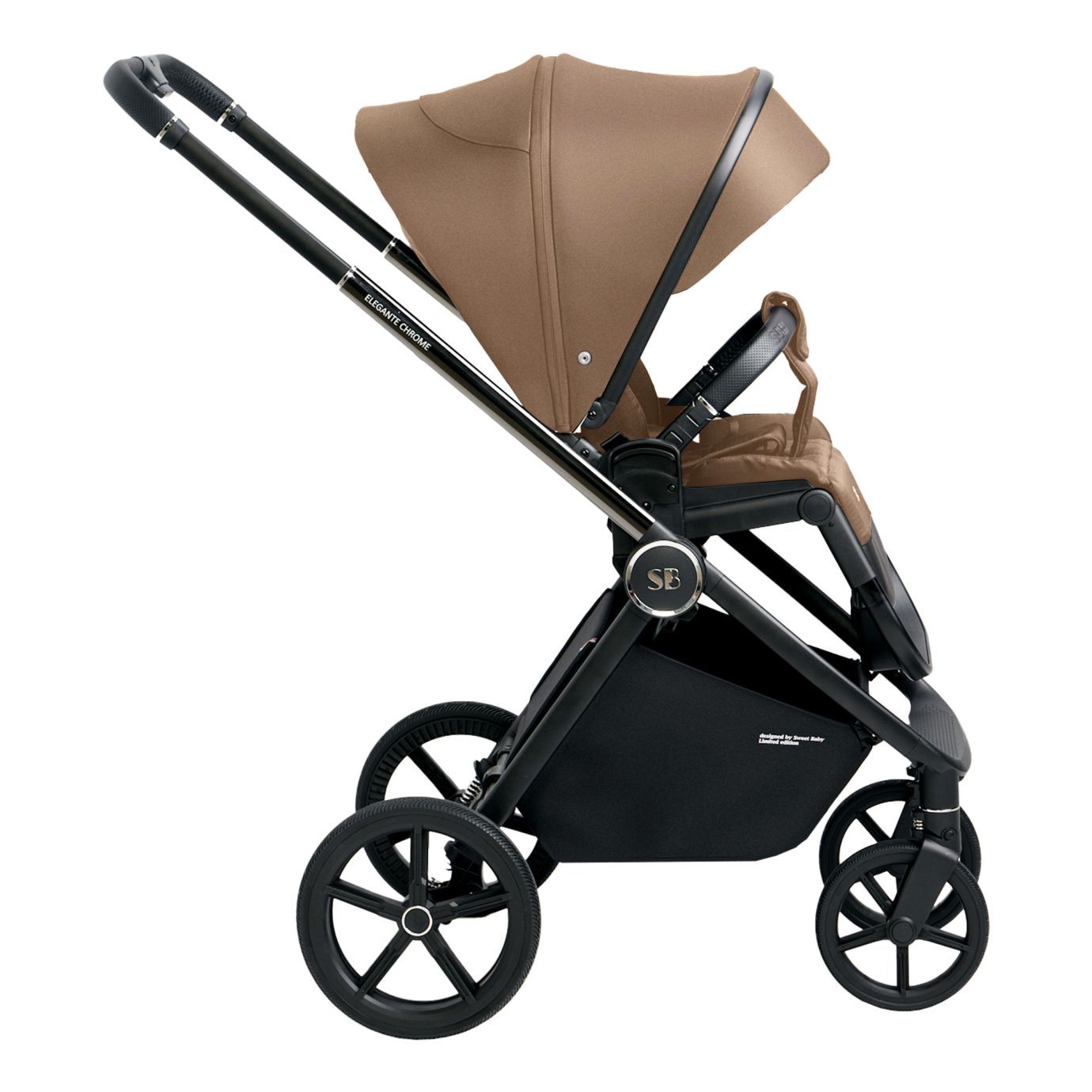 Прогулочная коляска Elegante Chrome Brown