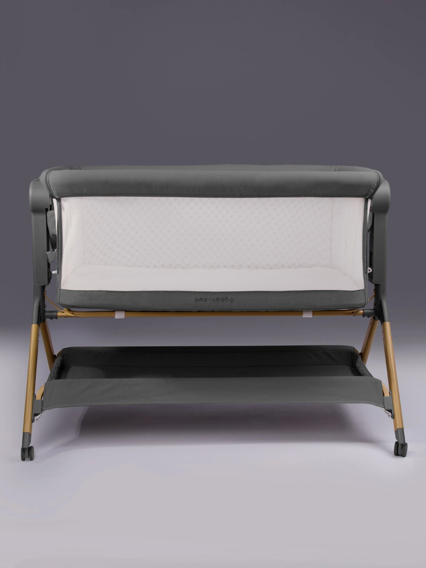 Приставная люлька механическая Care, темно-серый