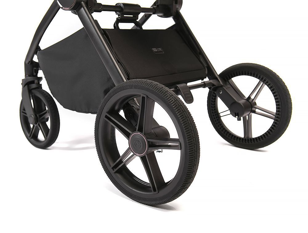 Коляска 2в1 Peppy Monaco Plus Black (рама черная)