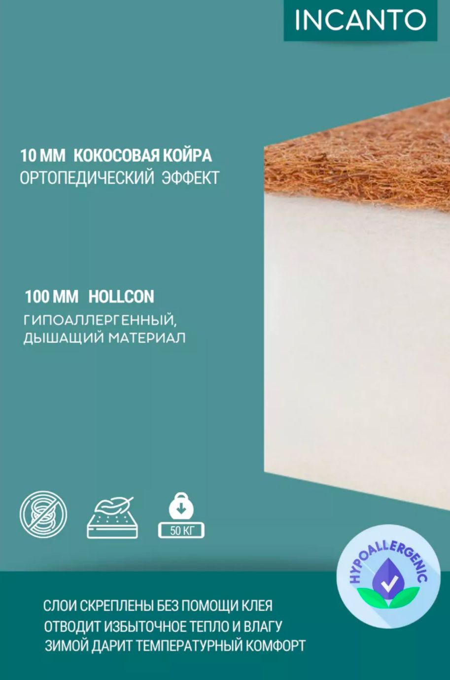 Матрас для Nuvola lux 119x60