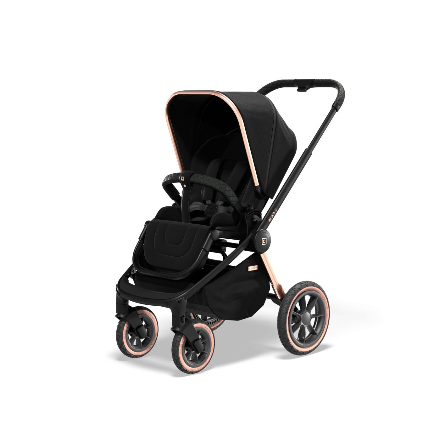 Коляска 2в1 Moon Resea S Rosegold