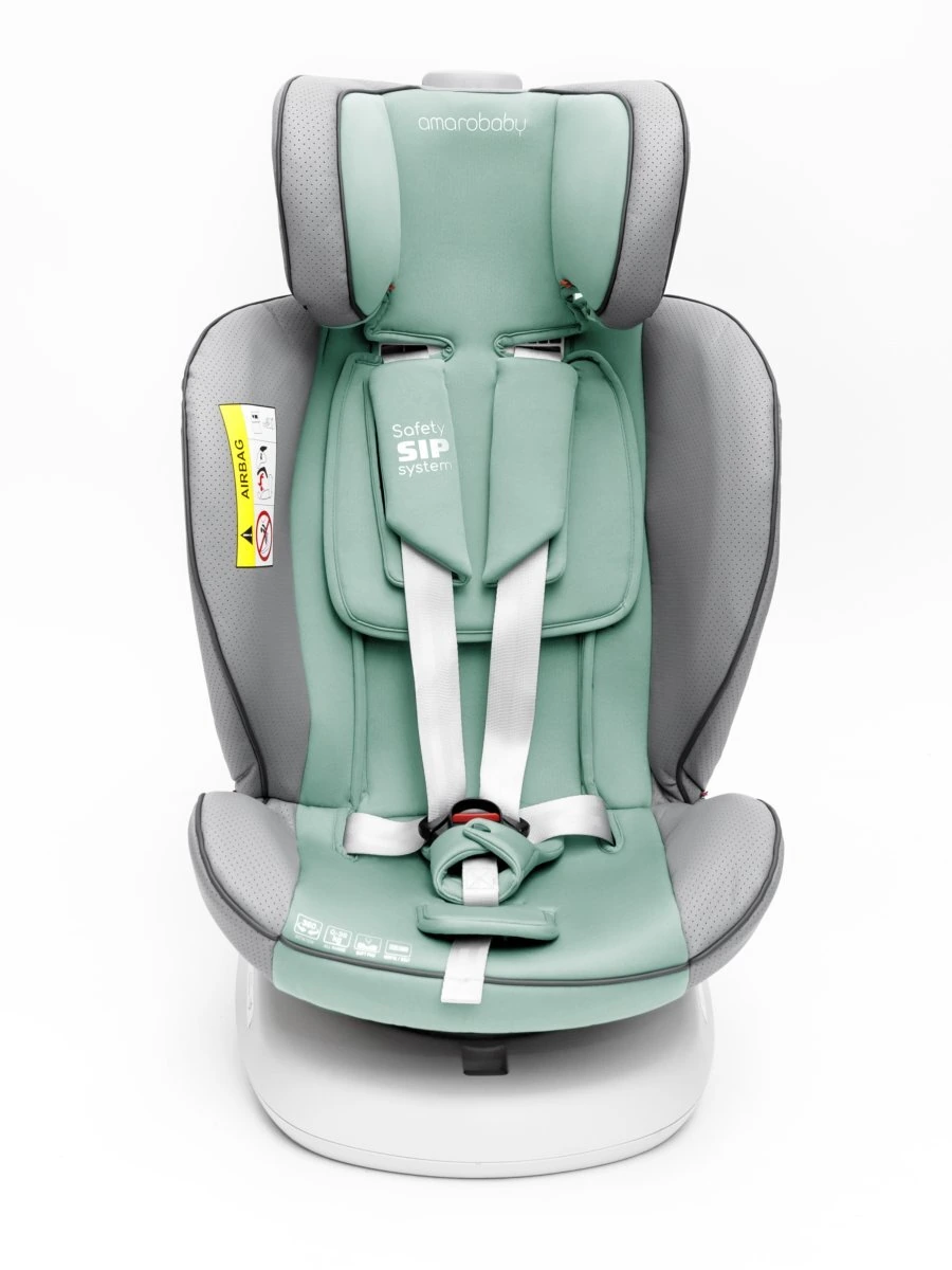 Автокресло детское CHAMPION, Isofix класс D, группа 0+/1/2/3 бирюзовый