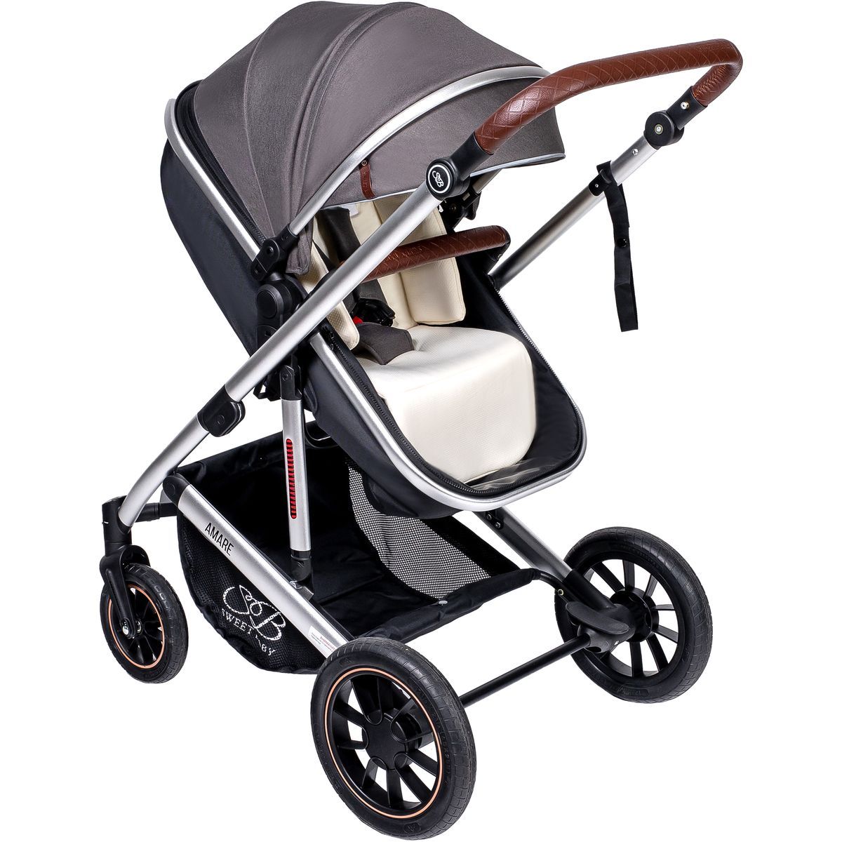 Коляска-трансформер Amare Brown
