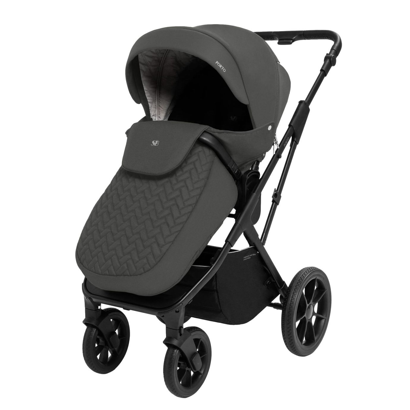 Коляска Sweet Baby Porto Dark Grey