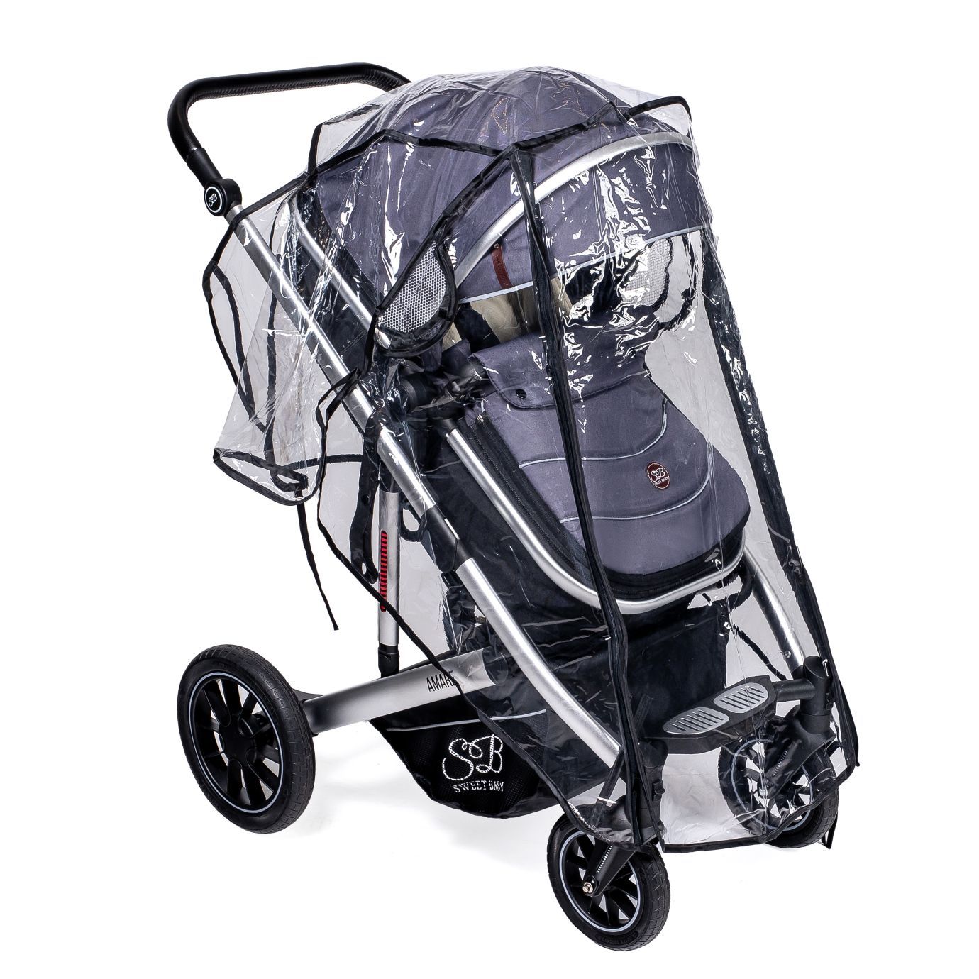 Коляска-трансформер Amare Grey