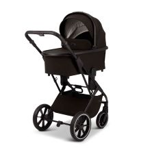 Коляска Moon Piu 2 в 1 Black 2024