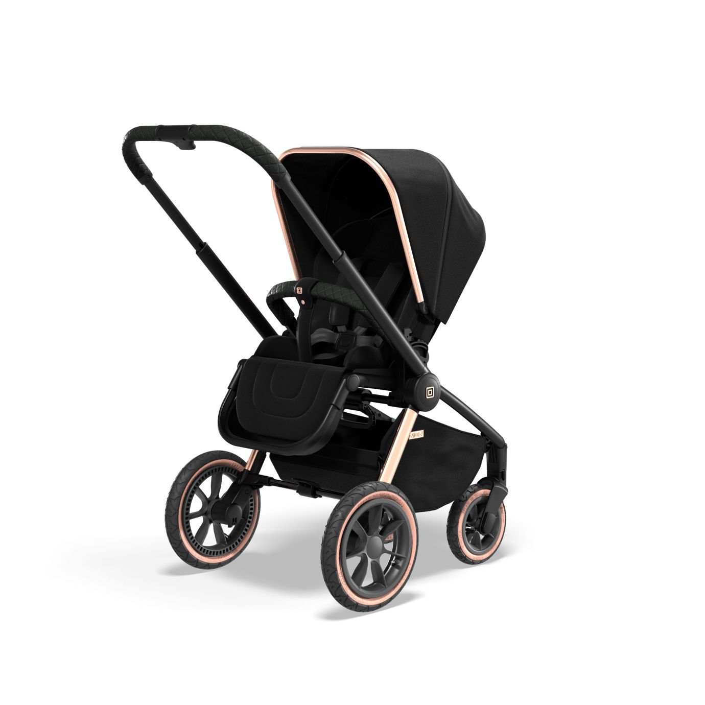 Коляска 2в1 Moon Resea S Rosegold