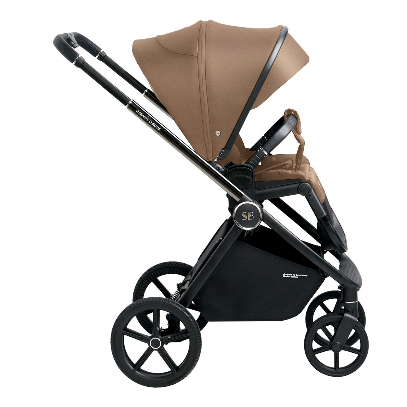 Прогулочная коляска Elegante Chrome Brown