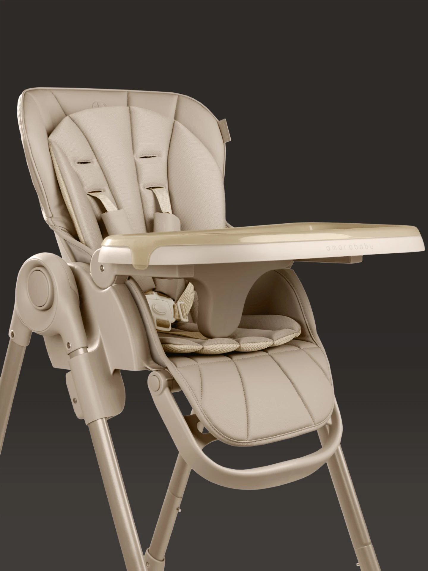 Стульчик детский для кормления, Gourmet, бежевый