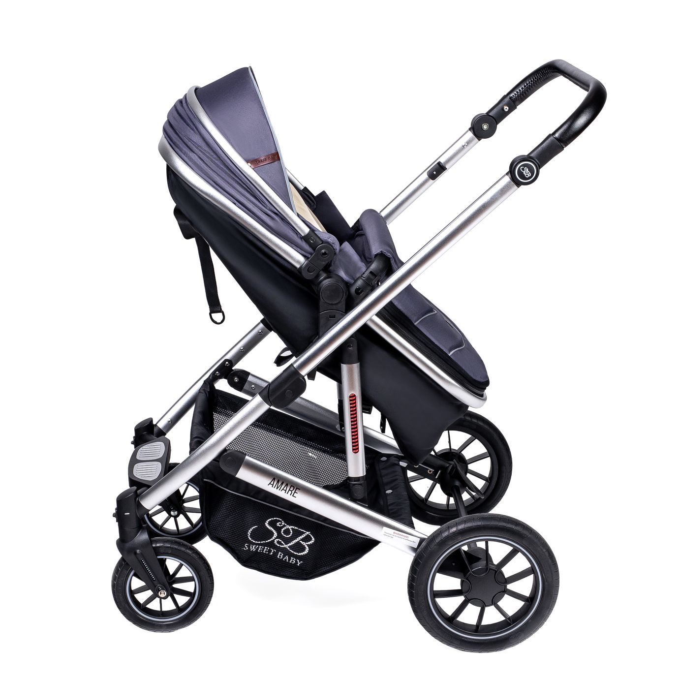Коляска-трансформер Amare Grey