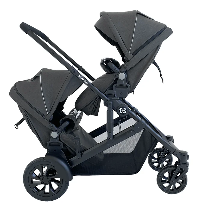 Коляска трансформер для двойни Silva Duo