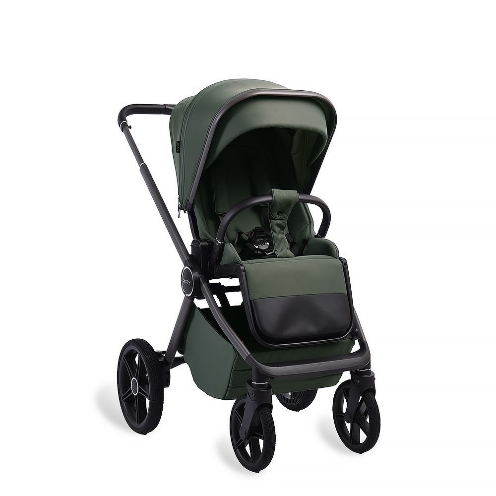 Коляска 2в1 Peppy Monaco Plus Oliva Green (рама серая)