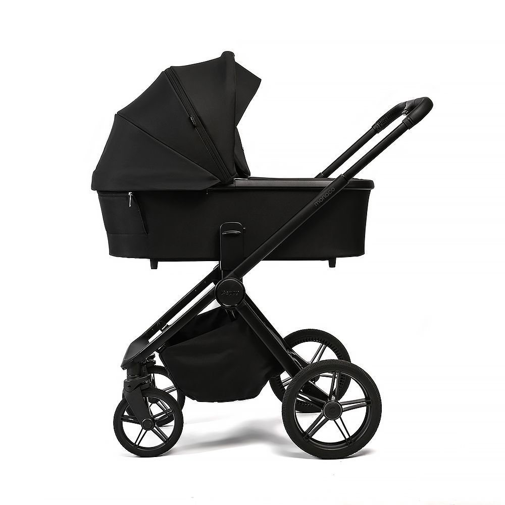 Коляска 2в1 Peppy Monaco Plus Black (рама черная)