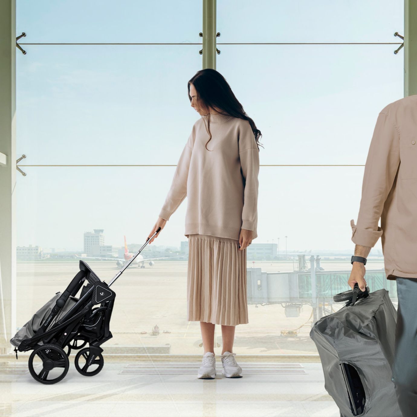 Прогулочная коляска Sweet Baby Compatto Grey