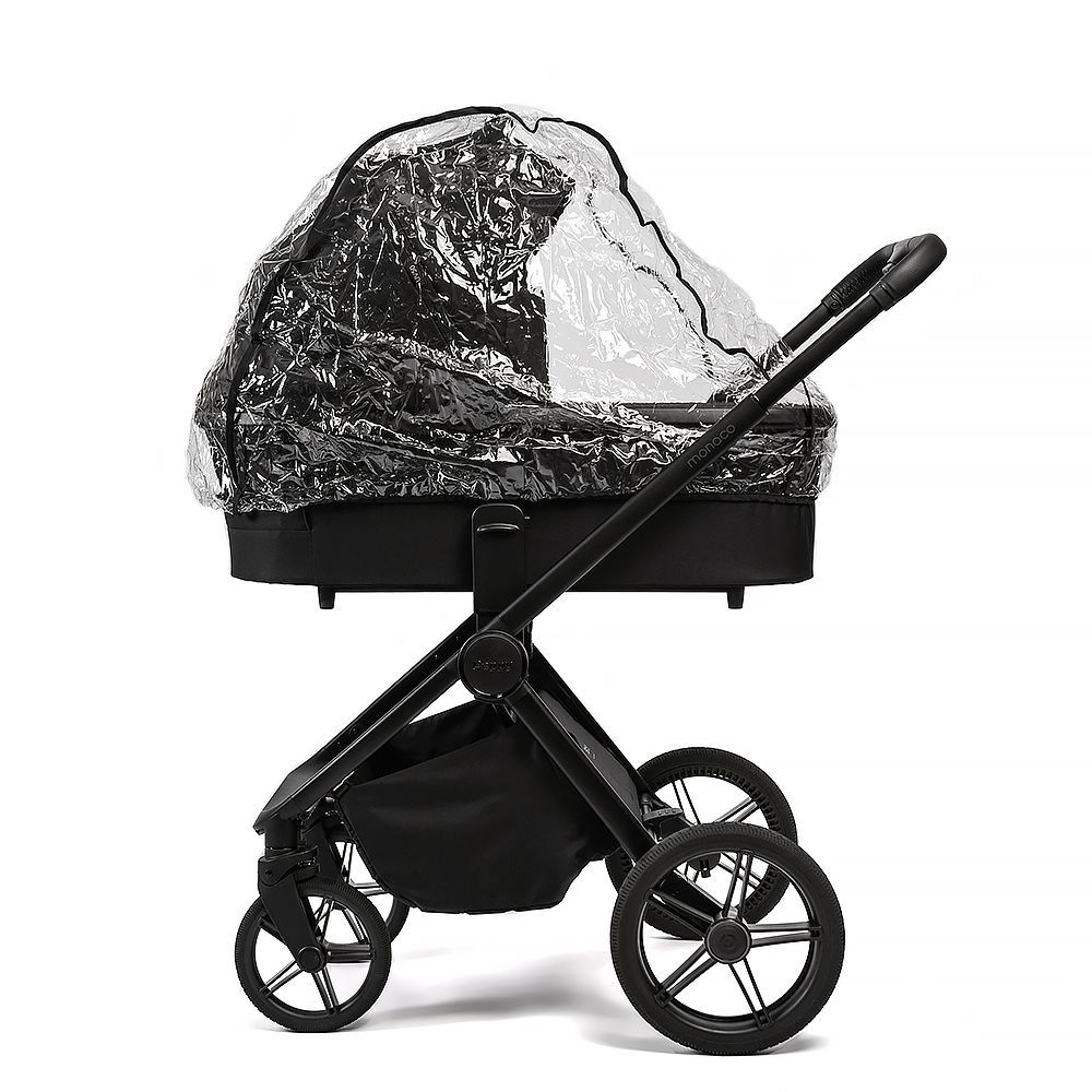 Коляска 2в1 Peppy Monaco Plus Black (рама черная)