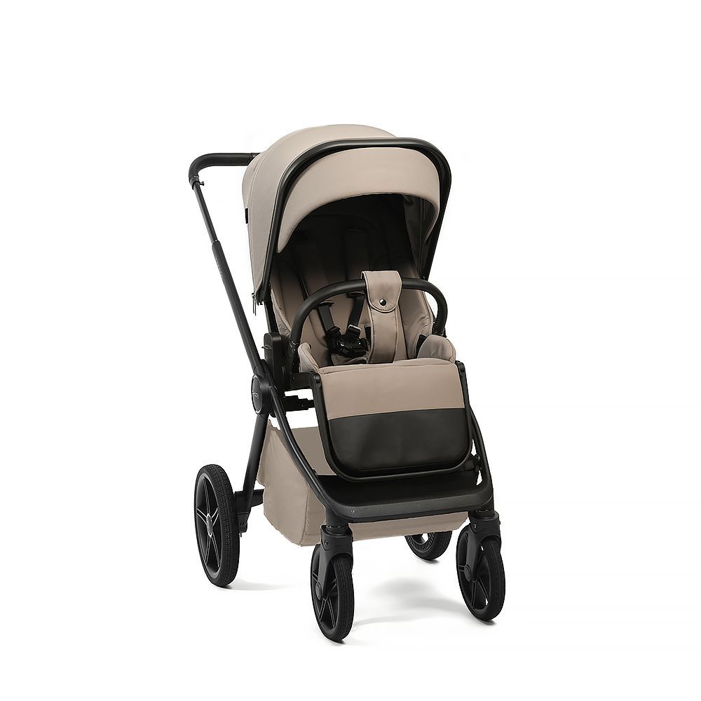 Коляска 2в1 Peppy Monaco Plus Sandstone (рама черная)