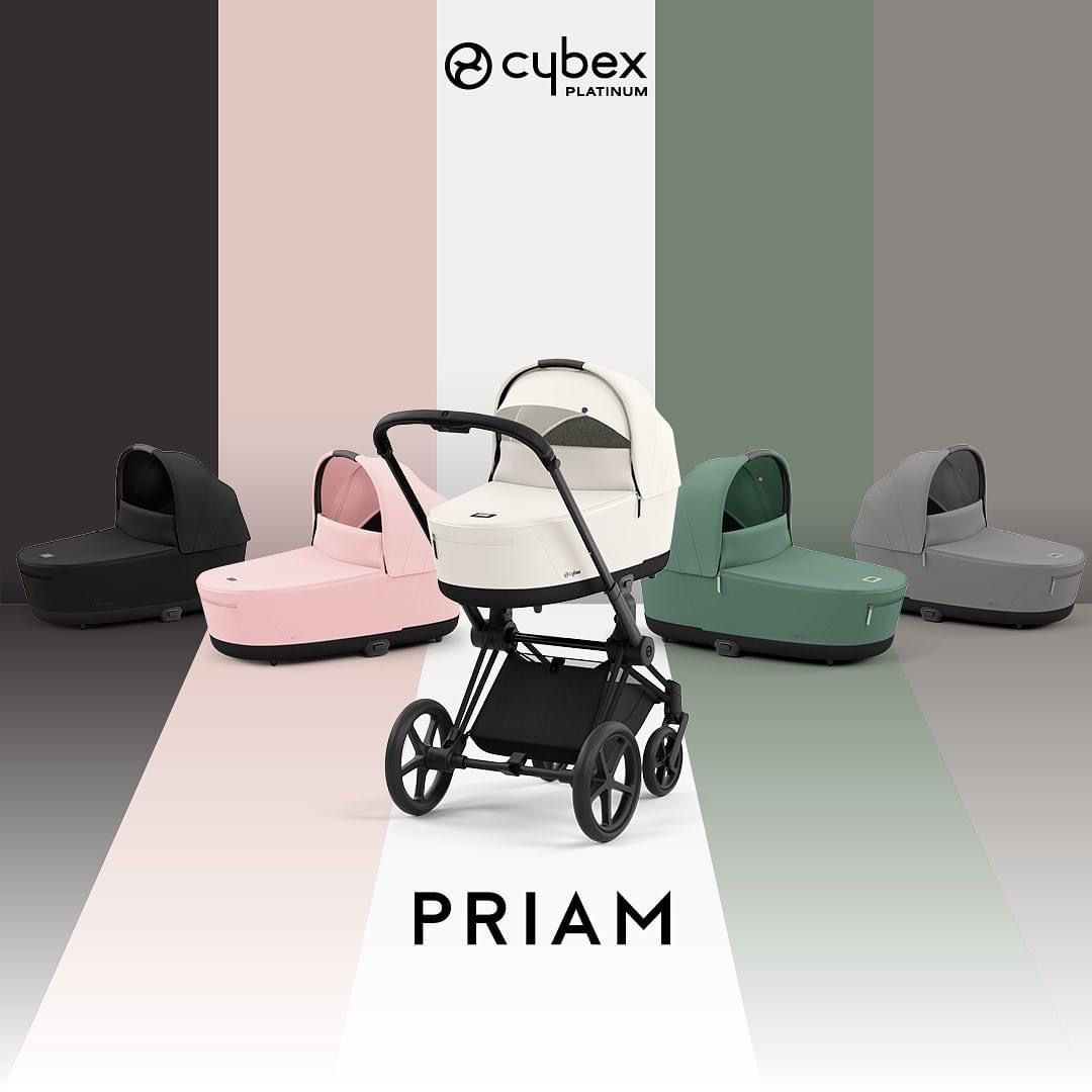 Cybex Priam IV Коляска 2 в 1, шасси IV Matt Black/Off White