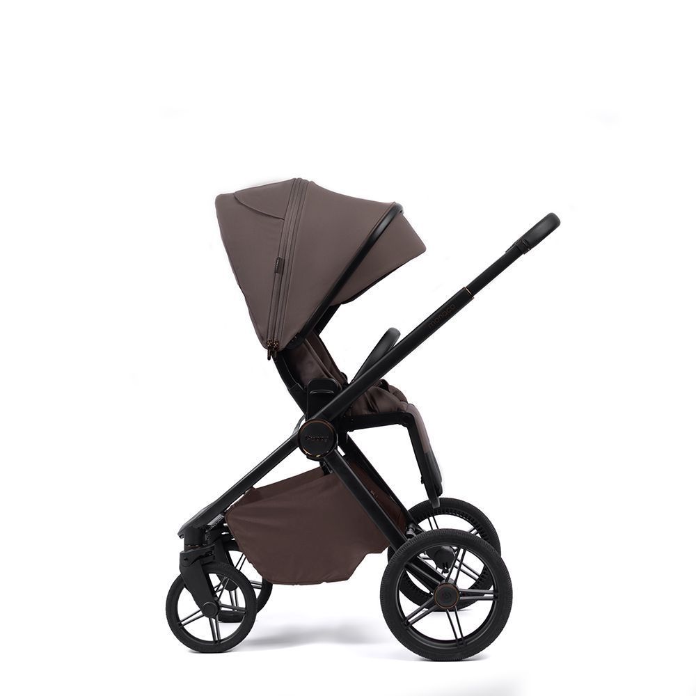 Коляска 2в1 Peppy Monaco Plus Brownie (рама черная)