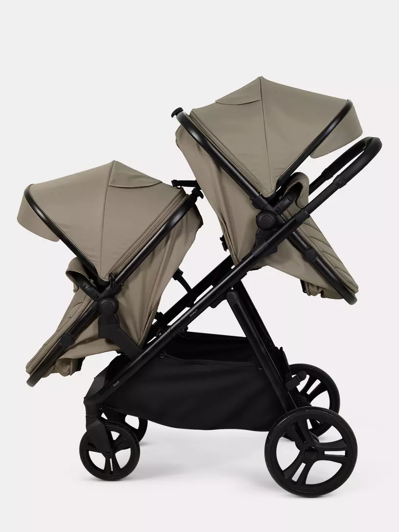 Коляска-трансформер для двойни и погодок Rant Dualo BROWN