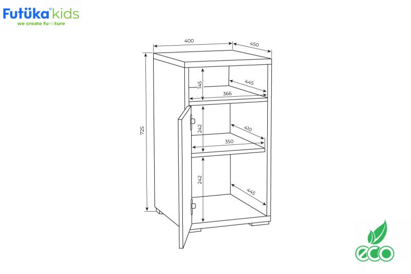 Тумба напольная Tetrix 10