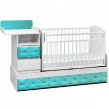 Кровать-трансформер с мягкой обивкой