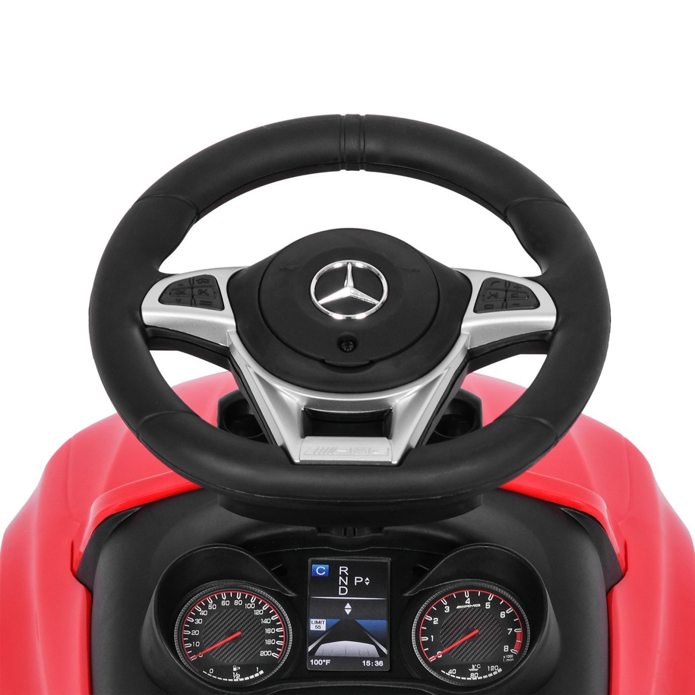 Каталка Mercedes-Benz AMG C63 с ручкой Red