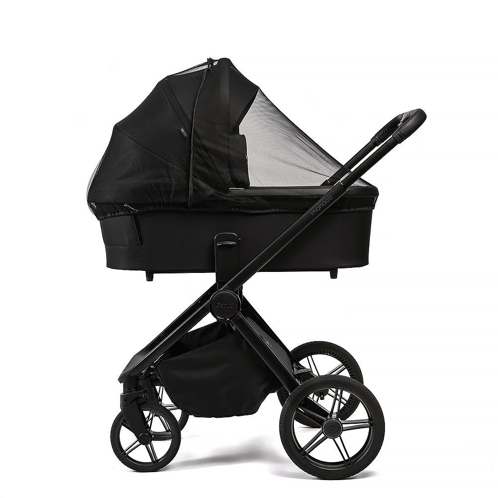 Коляска 2в1 Peppy Monaco Plus Black (рама черная)