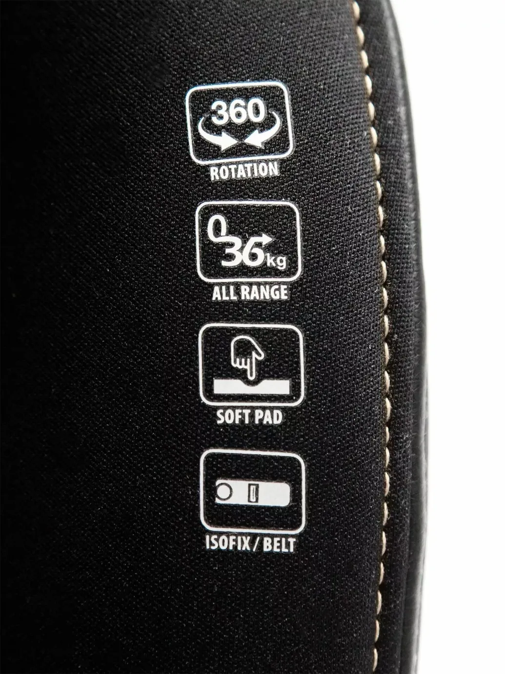 Автокресло детское, Isofix класс D, группа 0+/1/2/3 фисташковое