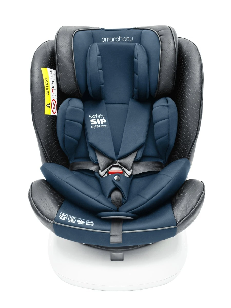 Автокресло детское CHAMPION, Isofix класс D, группа 0+/1/2/3 синий
