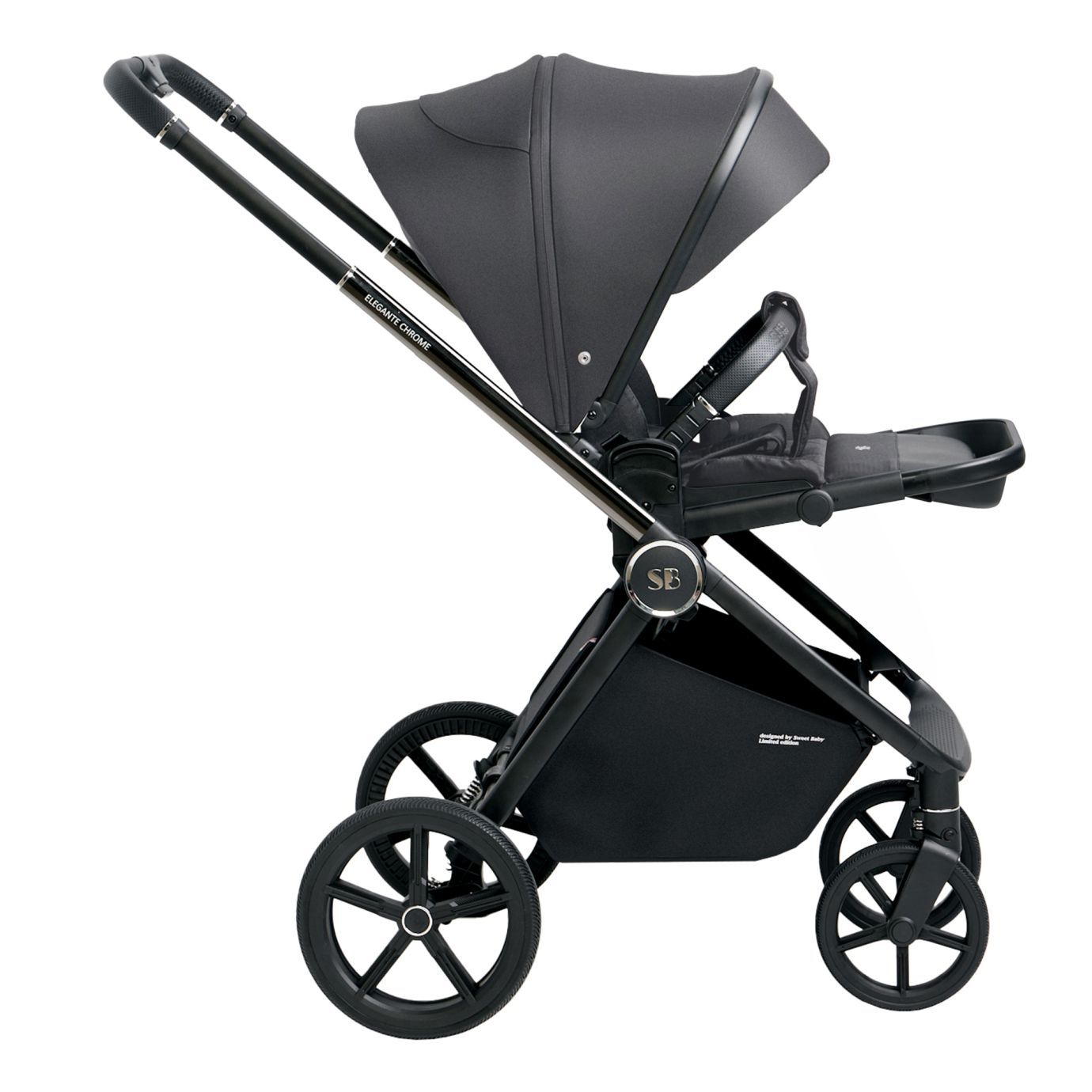 Прогулочная коляска Elegante Chrome Grey