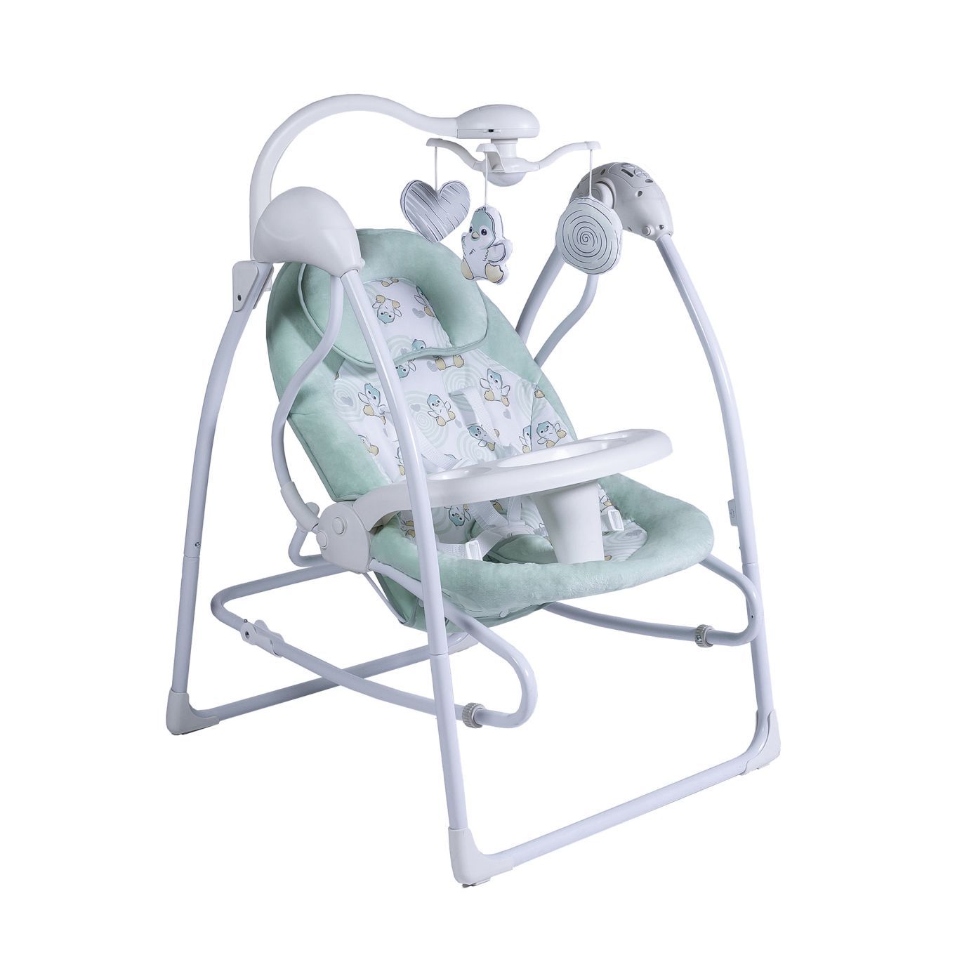 Электрокачели 2в1 Sweet Baby Pure Pinguino Green