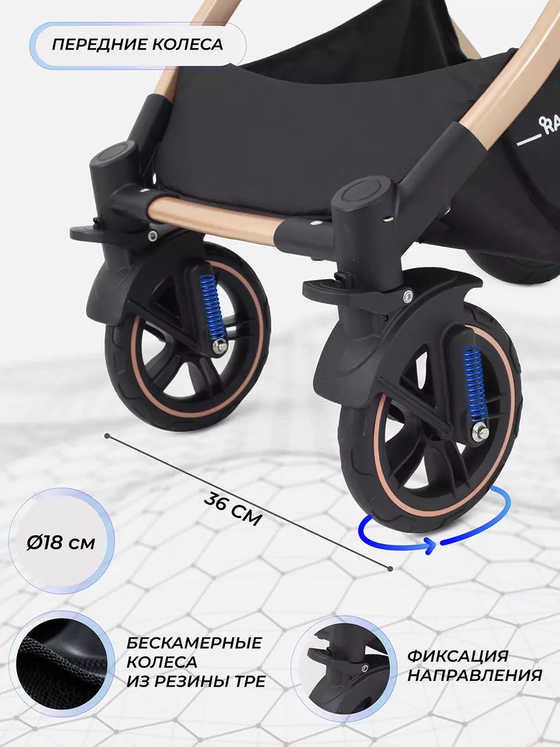 Коляска-трансформер Rant Basic Pulsar Gold