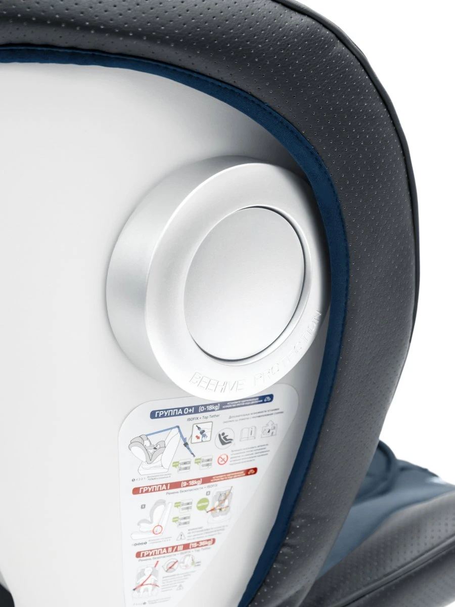 Автокресло детское CHAMPION, Isofix класс D, группа 0+/1/2/3 синий