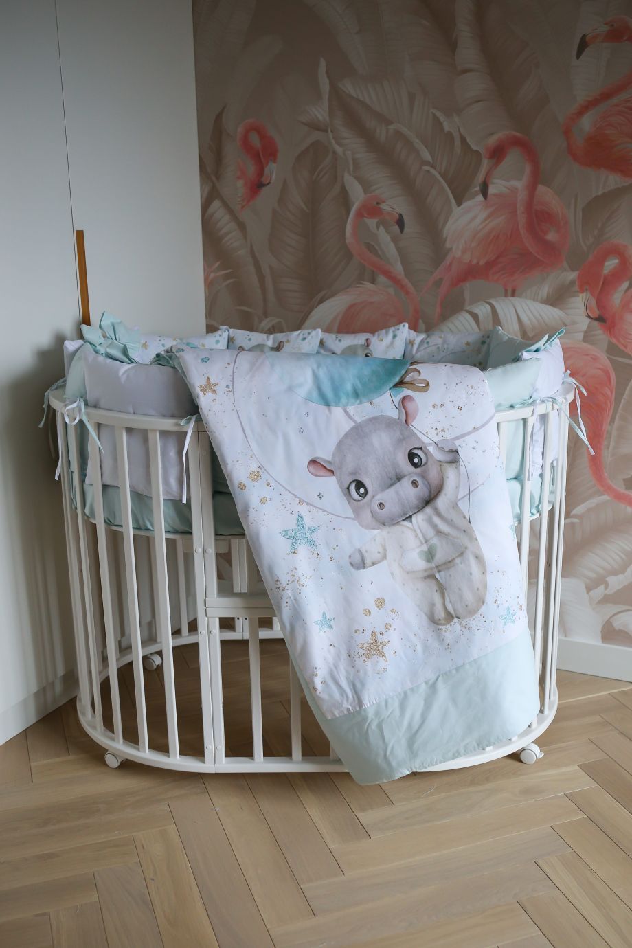 Комплект 17 предметов премиум "бегемотики"