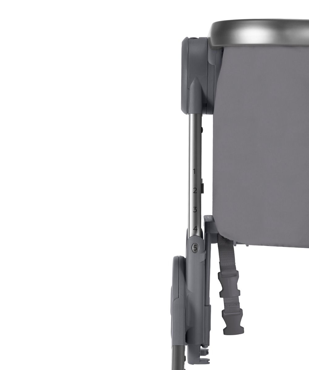 Приставная кроватка Aria 2 в 1 серый