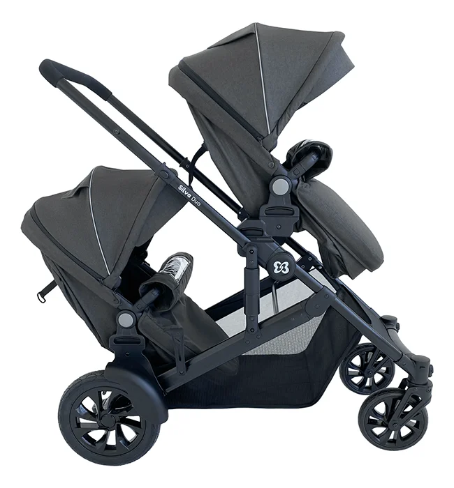 Коляска трансформер для двойни Silva Duo