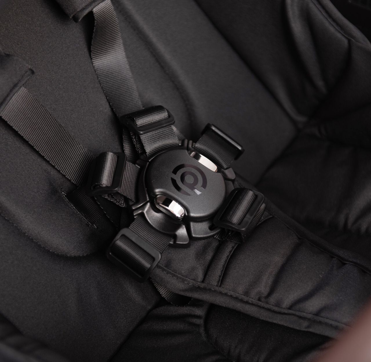 Коляска 2в1 Peppy Monaco Thermo Black (рама серо-коричневая)